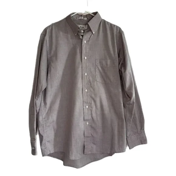 mens arrow dress shirts Shirt XL Gray Athletic Fit Single Chest Pocket Casual Button Up soft feel delivers all Departwest Men's Cotton Arrow Shirt